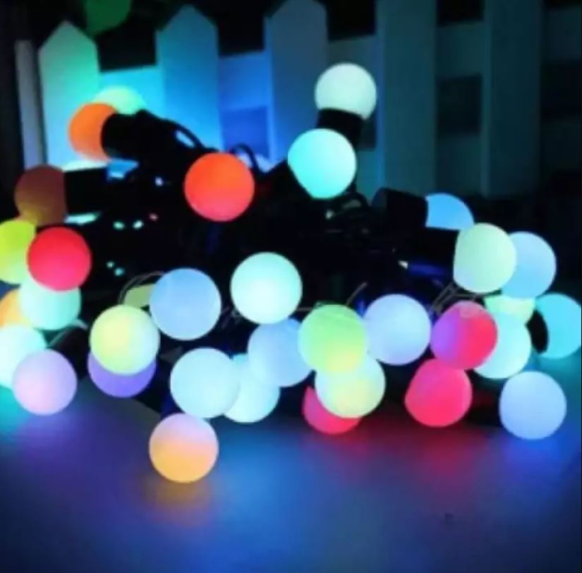 [HCM]Đèn Trang Trí Ngoài Trời Đèn Trang Trí Quán Café Dây Đèn Trang Trí Bóng Bi Đục Tròn - Pingpong Light Cao Cấp Chống Nước Giá Rẻ.