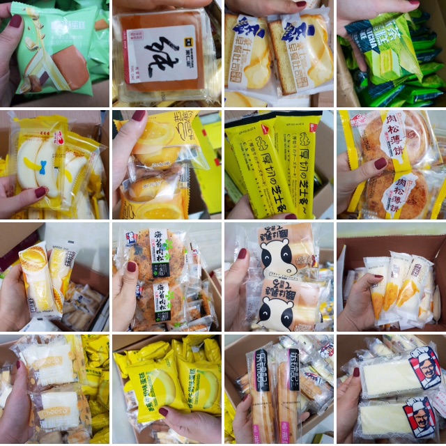 Combo 1kg bánh Đài Loan mix từ 25-30 vị không trùng
