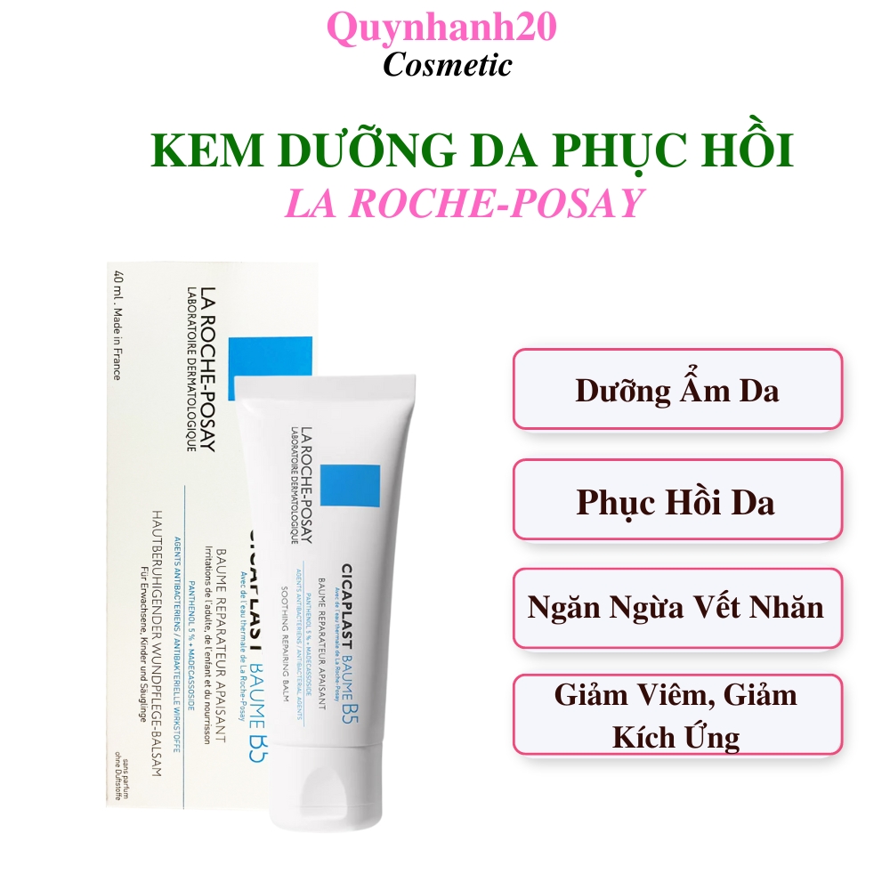 Kem Duong Am Phuc Hoi Da La Roche Posay B5 Cicaplast Baume Duong da duong am phuc hoi da Quynanhspa20 40ml