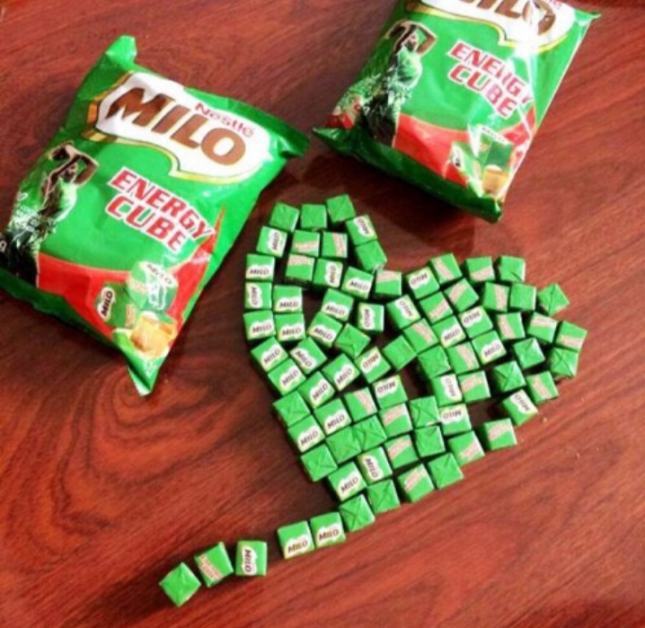Kẹo milo cube gói 100 viên date mới