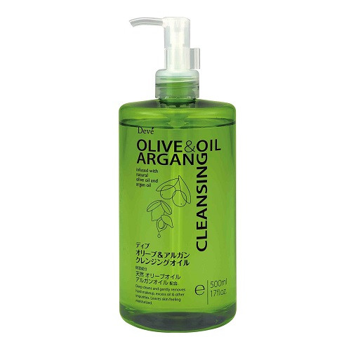Dầu tẩy trang deve chiết xuất từ olive và argan - hàng nội địa nhật