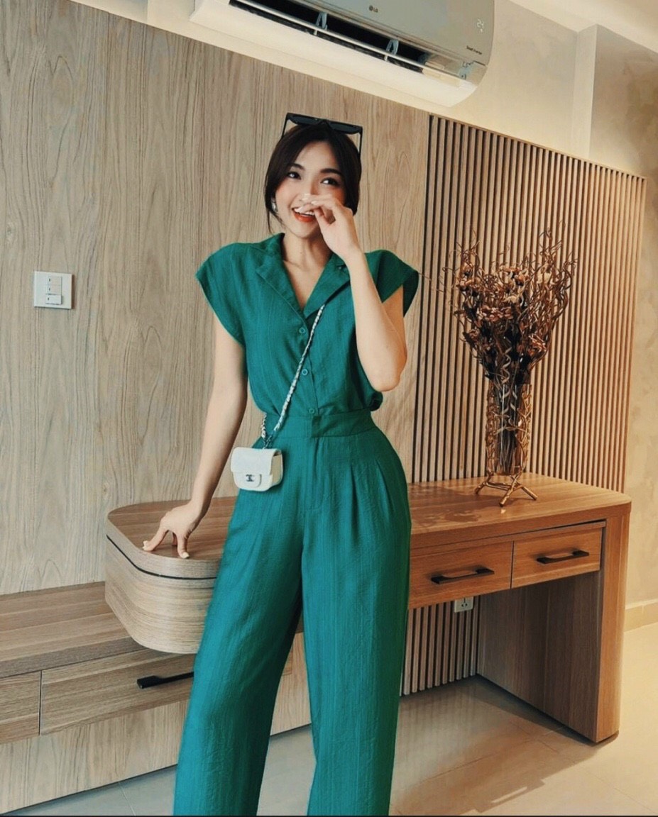   Voucher 50k Freeship Max 0 đồng toàn quốc  Set đũi Hàn Quốc công sở áo sơ mi tay ngắn thanh lịch quần tây nữ quần ống suông dài tôn dáng đồ bộ dài màu trơn sang chảnh mặc đi làm set sơ mi vải đũi như hình 