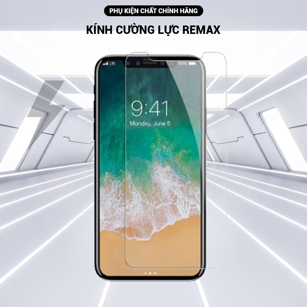 Cường lực iphone 9h - kính cường lực full dòng iphone remax - hàng chuẩn hãng.