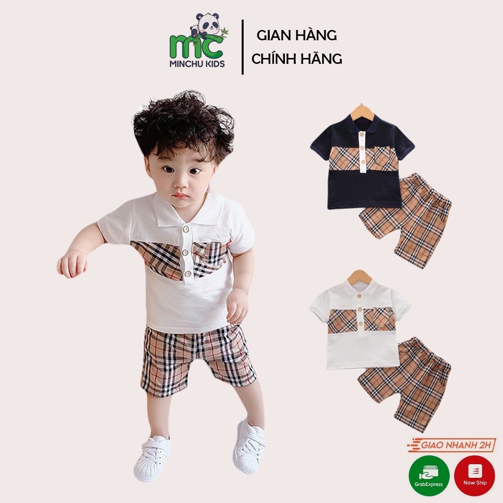 Lịch Sử Giá Set Quần Áo Trẻ Em Ngắn Tay Cho Bé Trai Kẻ Sọc Caro -Thời Trang  Trẻ Em Mùa Hè 10-22Kg Cập Nhật 8/2023 - Beecost
