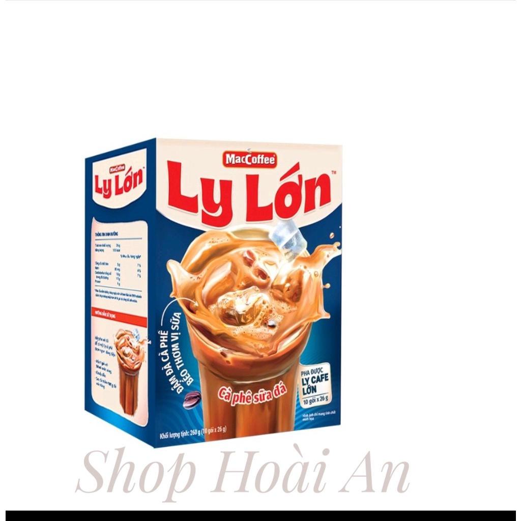 Cà phê phố ly lớn .