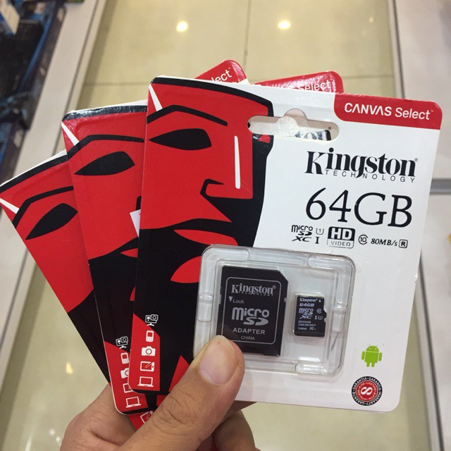 Thẻ nhớ Kingston Microsd Class 10 - bảo hành 5 năm!!!