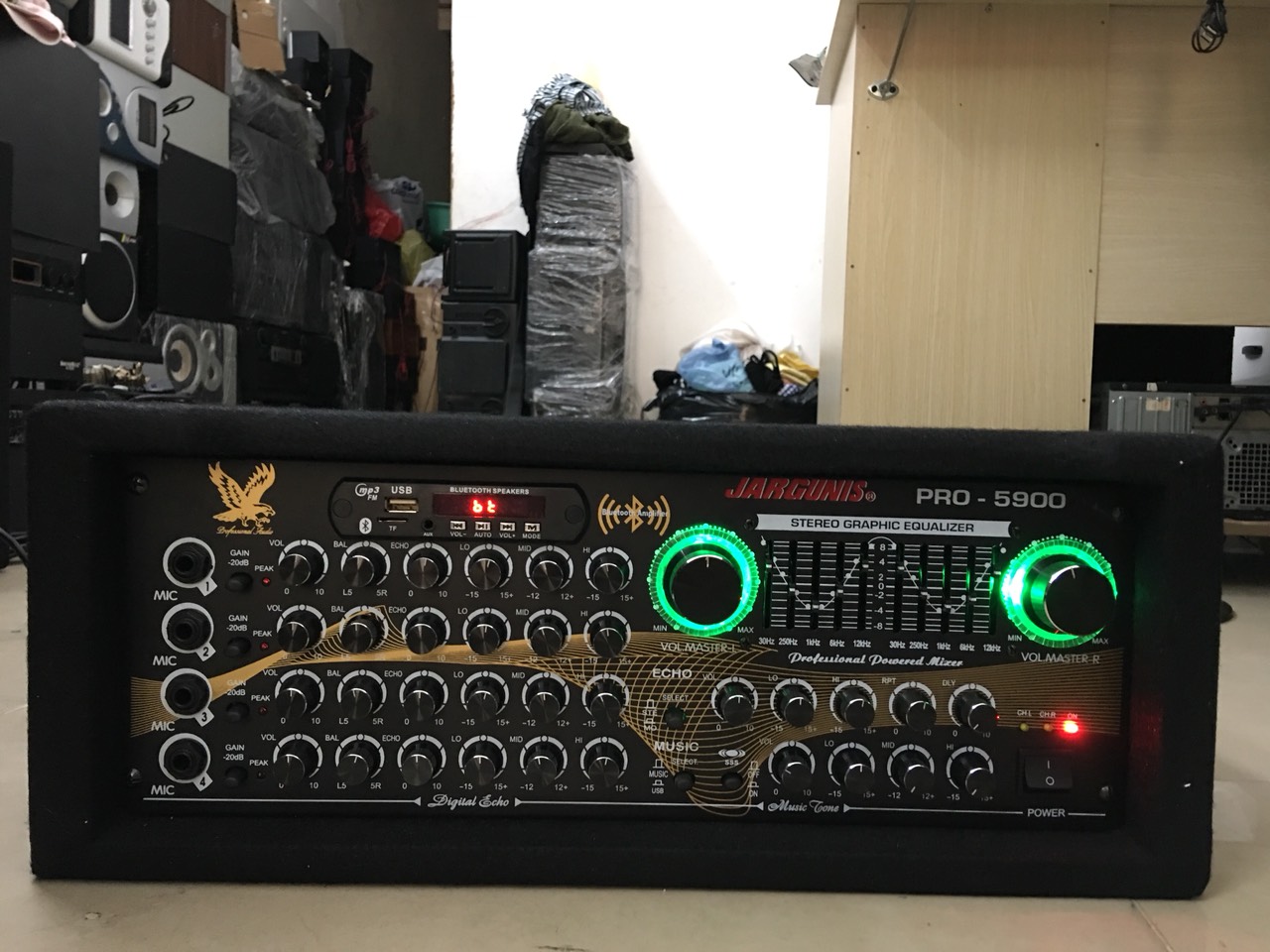 AMPLY BỌC NỈ 12 SÒ CÔNG SUẤT LỚN CHUYÊN HỘI TRƯỜNG KARAOKE GIA ĐÌNH JARGUNIS 5900