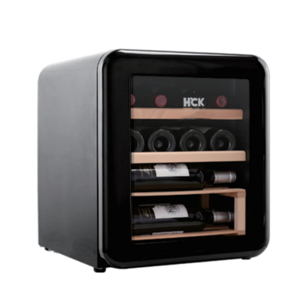 TỦ RƯỢU HCK 48L (17 CHAI) MÀU ĐEN SC-46R-S