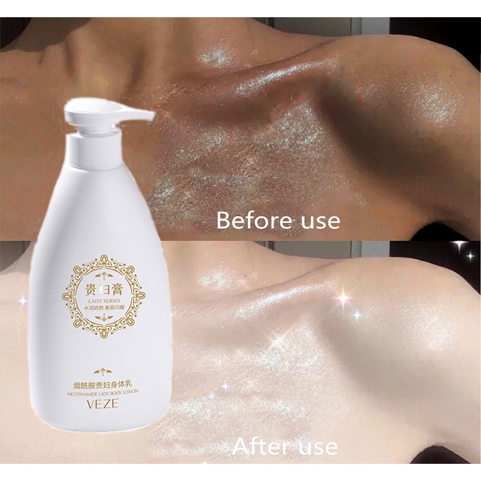 Kem dưỡng ẩm và làm trắng da sữa Kem body siêu trắng Kem Body Dưỡng Trắng Da Dưỡng Kem dưỡng thể Nicotinamide