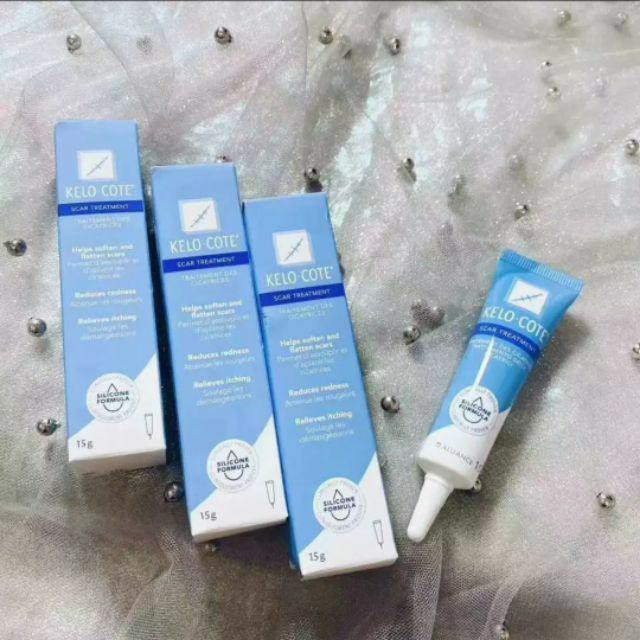[HCM]Gel Làm Mờ Sẹo Kelo-cote Sẹo Lồi Lõm Lâu Năm 15gr [New 2020]