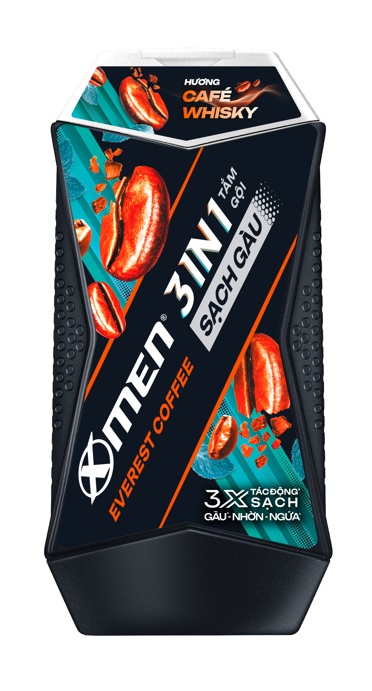 [Hàng tặng không bán] Tắm Gội Sạch Gàu 3in1 Xmen Everest Coffee 150g