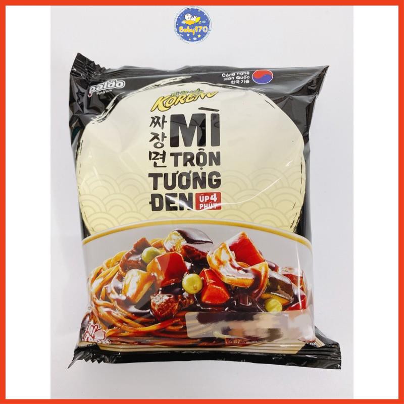 Thùng 20 gói mì trộn tương đen koreno úp 4 phút 78g
