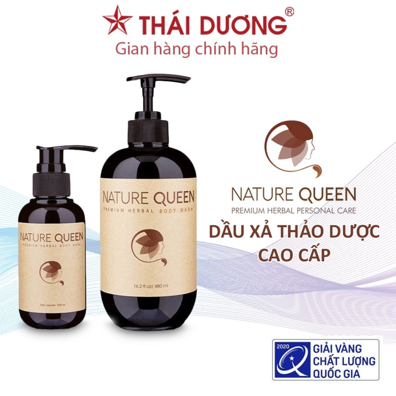 Dầu xả thảo dượᴄ cao cấp Nature Queen dung tích 100ml / 480ml giúp tóc mềm mượt hơn - Sao Thái Dương