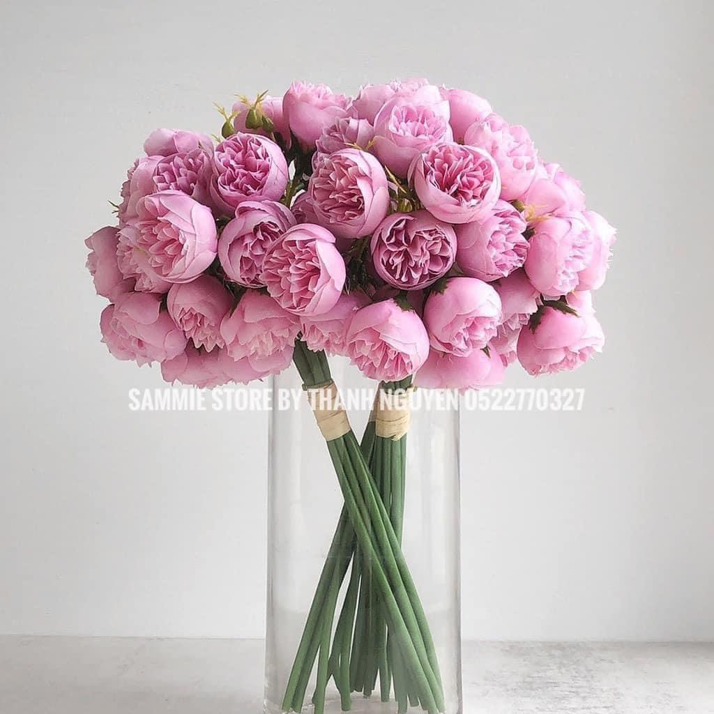 Bó 27 bông hoa hồng lụa siêu đẹp