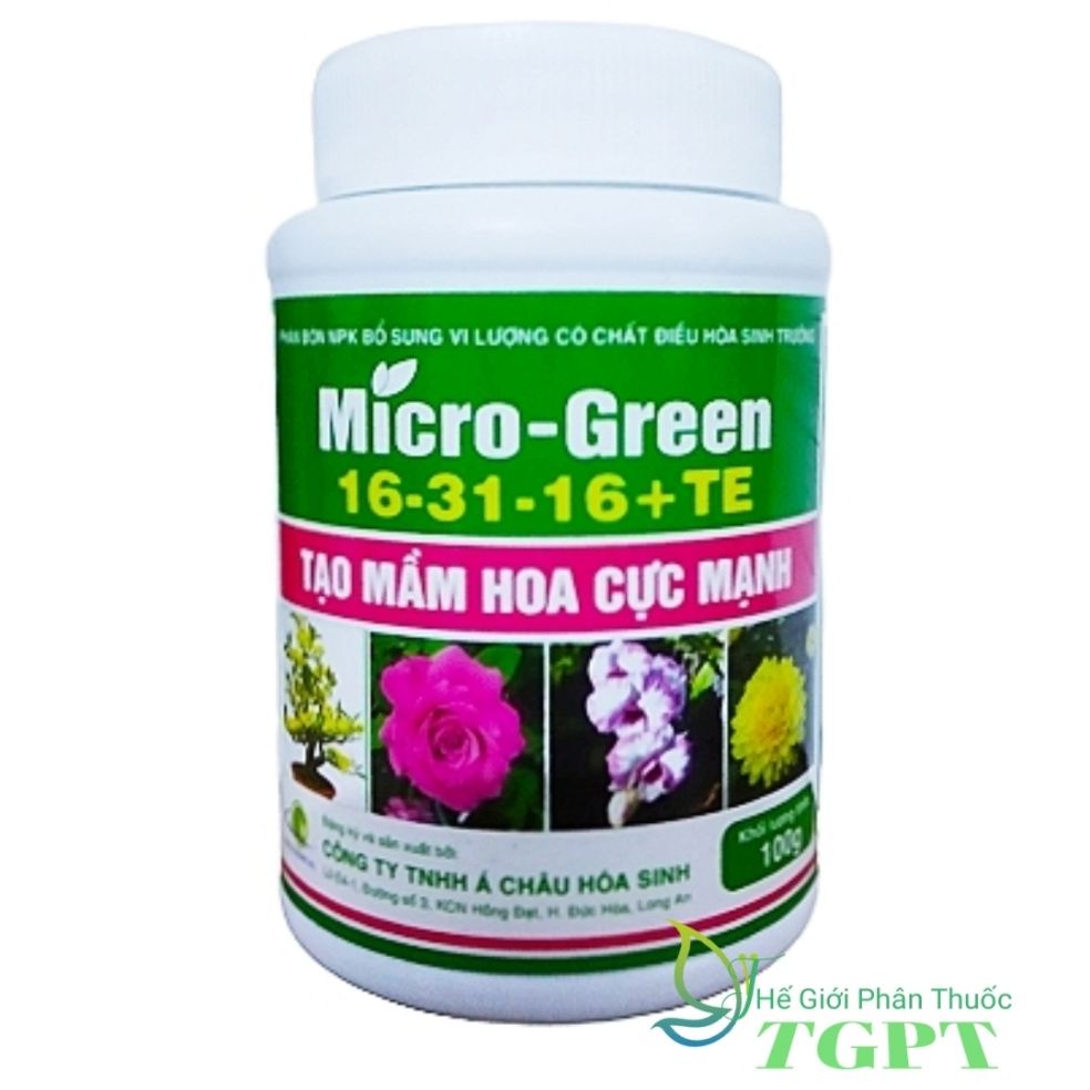 Phân Bón Kích Thích Ra Hoa Đồng Loạt Micro-Green 16-31-16 - 100g