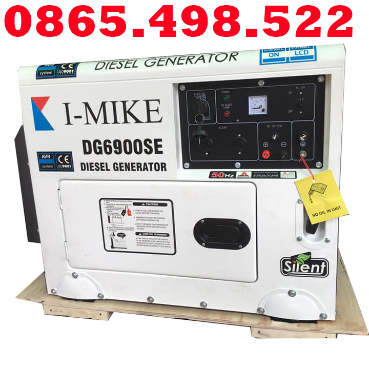 Máy phát điện chạy dầu 5kw i-mike dg6900se