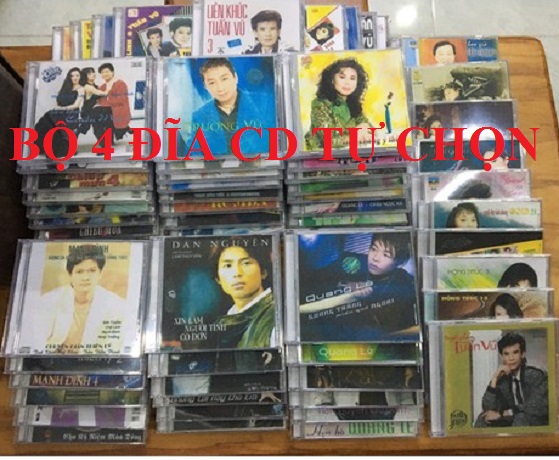 Bộ 4 đĩa cd tự chọn