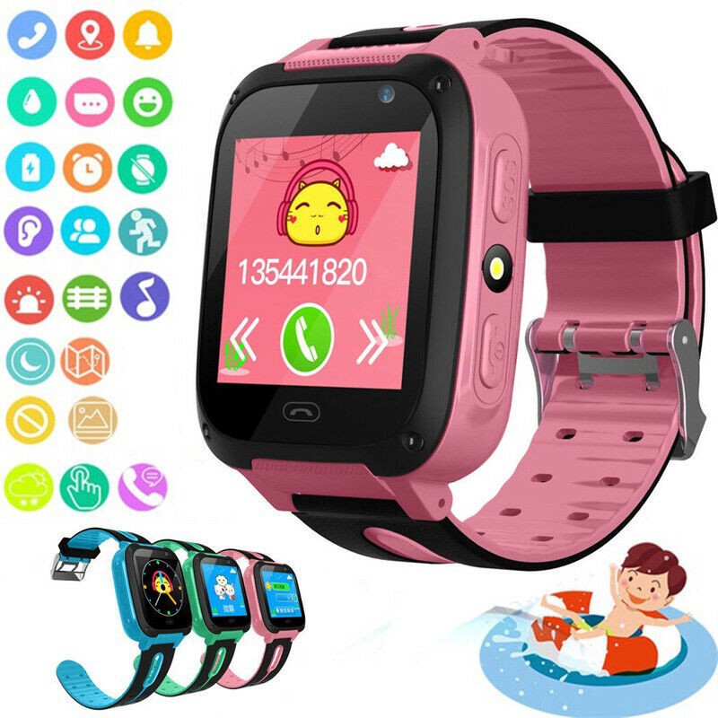 Đồng Hồ Thông Minh Cho Trẻ Em Kết Nối Gps Màn Hình Cảm Ứng Tiện Dụng