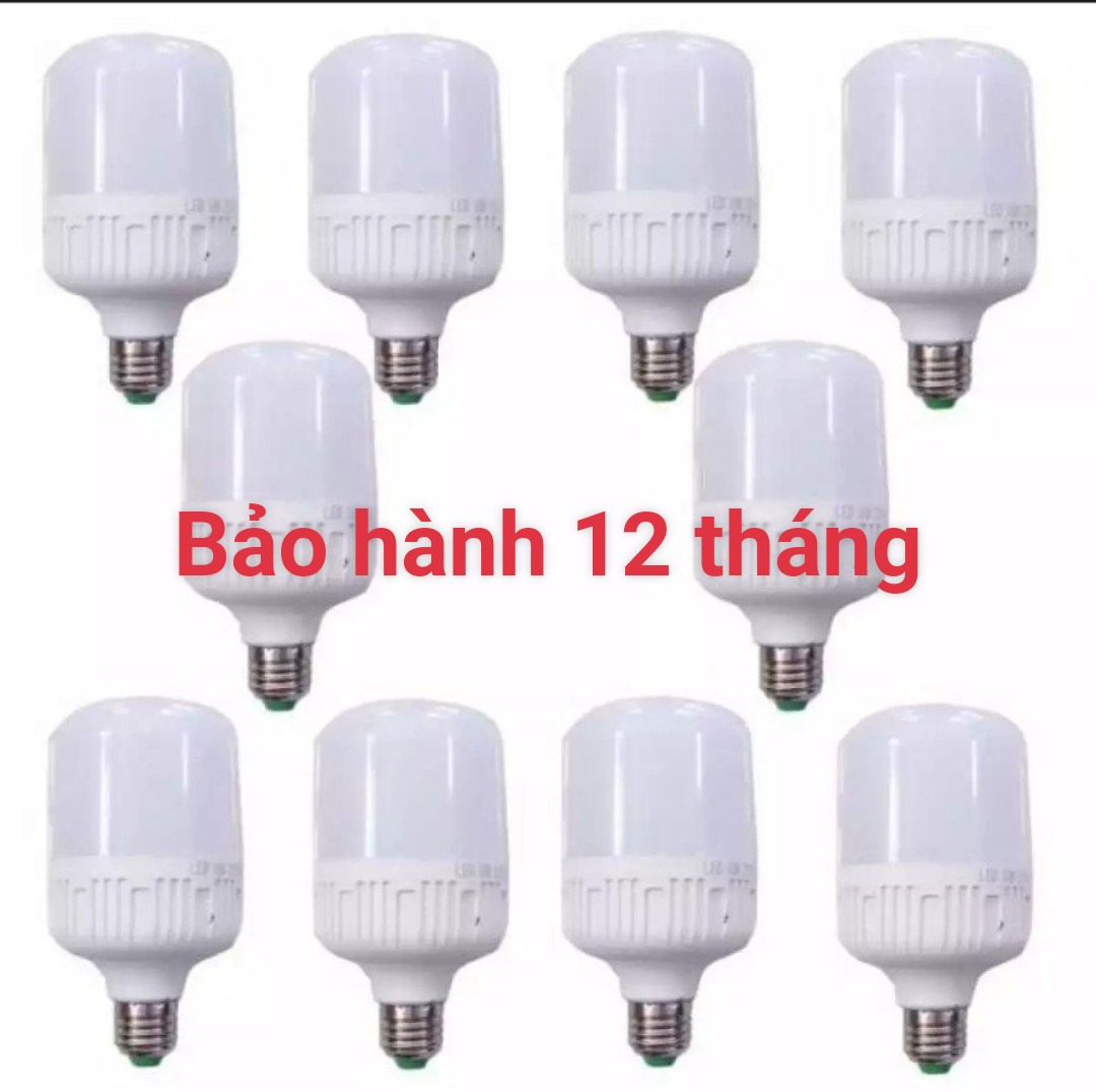 Bộ 10 bóng đèn led trụ 10W Siêu sáng-tiết kiệm điện-Bảo hành 12 tháng