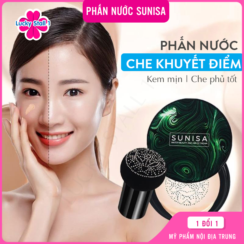 Phấn nước SUNISA Nội Địa Trung - Phấn Nước Che Khuyết Điểm - Phấn Nước Siêu Mịn - Chống Nước- Lên Tông Cực Đẹp
