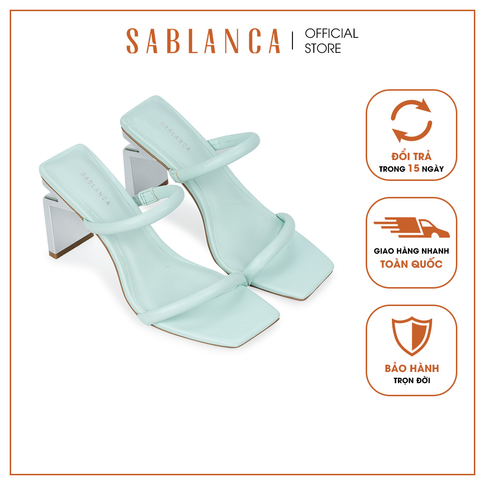 Guốc nữ nhọn mạ ánh bạc SABLANCA 5050GN0047