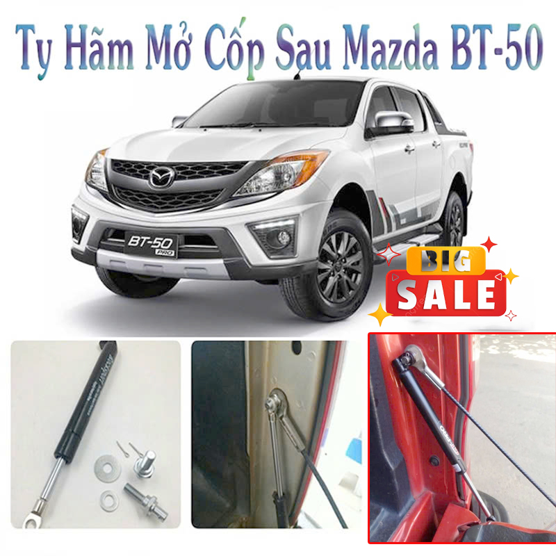 Ty Hãm Mở Bửng Sau Gót Cốp Mazda BT-50 BT50 Pro 2013-2020 OEM Hộp Shocker