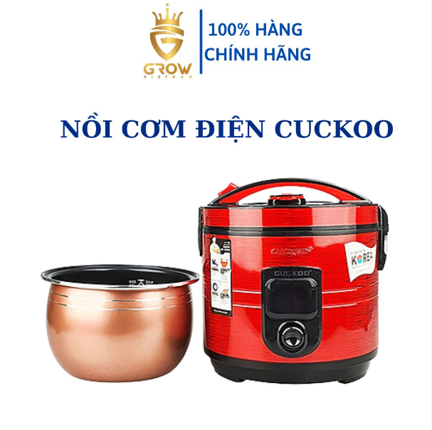 Nồi cơm điện cuckoo gk- 1807 dung tích 1,8 lít - tặng kèm giá hấp , bảo hành 12 tháng