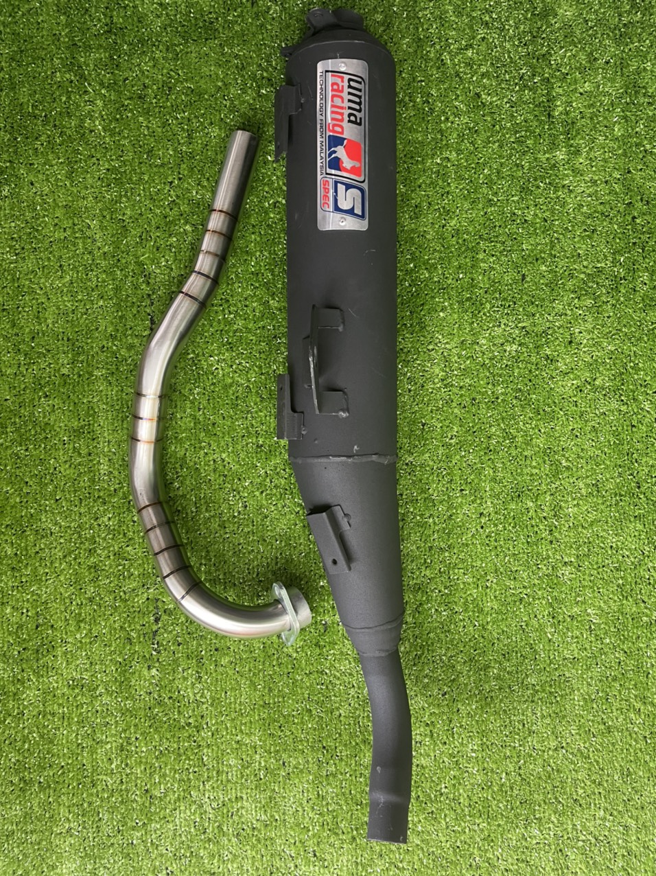 Pô Uma exciter 150 full cổ inox 304 gắn như zin