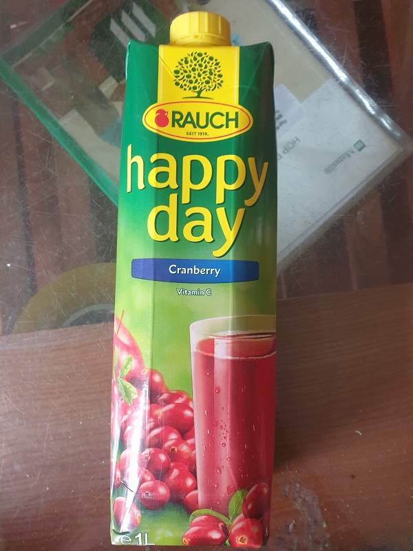 Juice Cranberry pure 100% Rauch happy day cranberry 1L