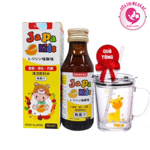 Siro Japa kids  ăn ngon cho bé nhập khẩu Nhật Bản chai 100ml