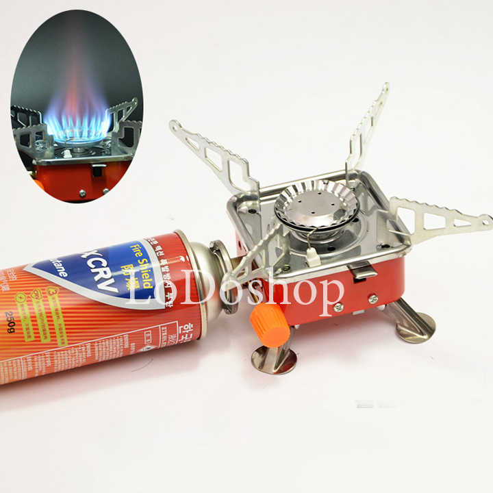 Bếp gas du lịch dã ngoại mini xếp gọn - Bếp gas đi phượt cắm trại tiện lợi - Bếp gas dành cấm trại