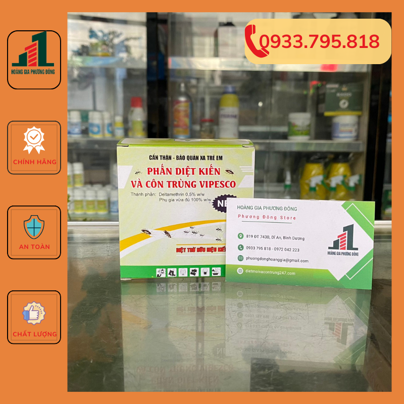 Combo 10 hộp phấn diệt kiến gián