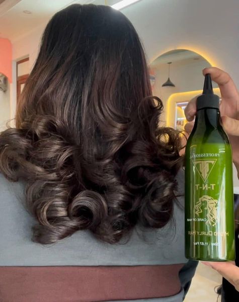 Kích xoăn tnt, thuốc kích xoăn tóc hydro curly hair 450ml chính hãng công ty tnt