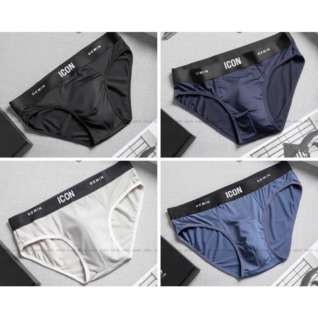 Quần lót Nam chéo ICON thun cotton mặc siêu thoáng mát
