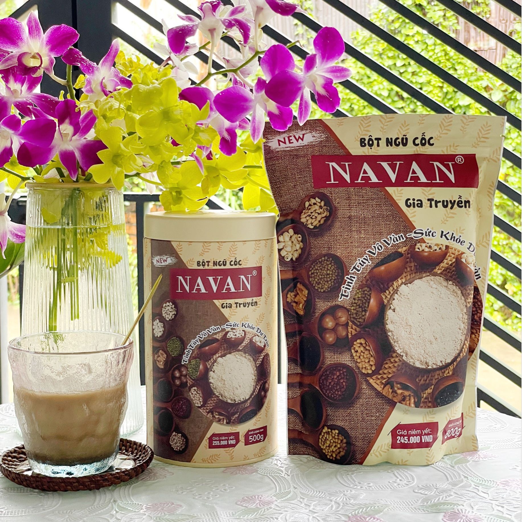 Bột ngũ cốc gia truyền navan 9 vị