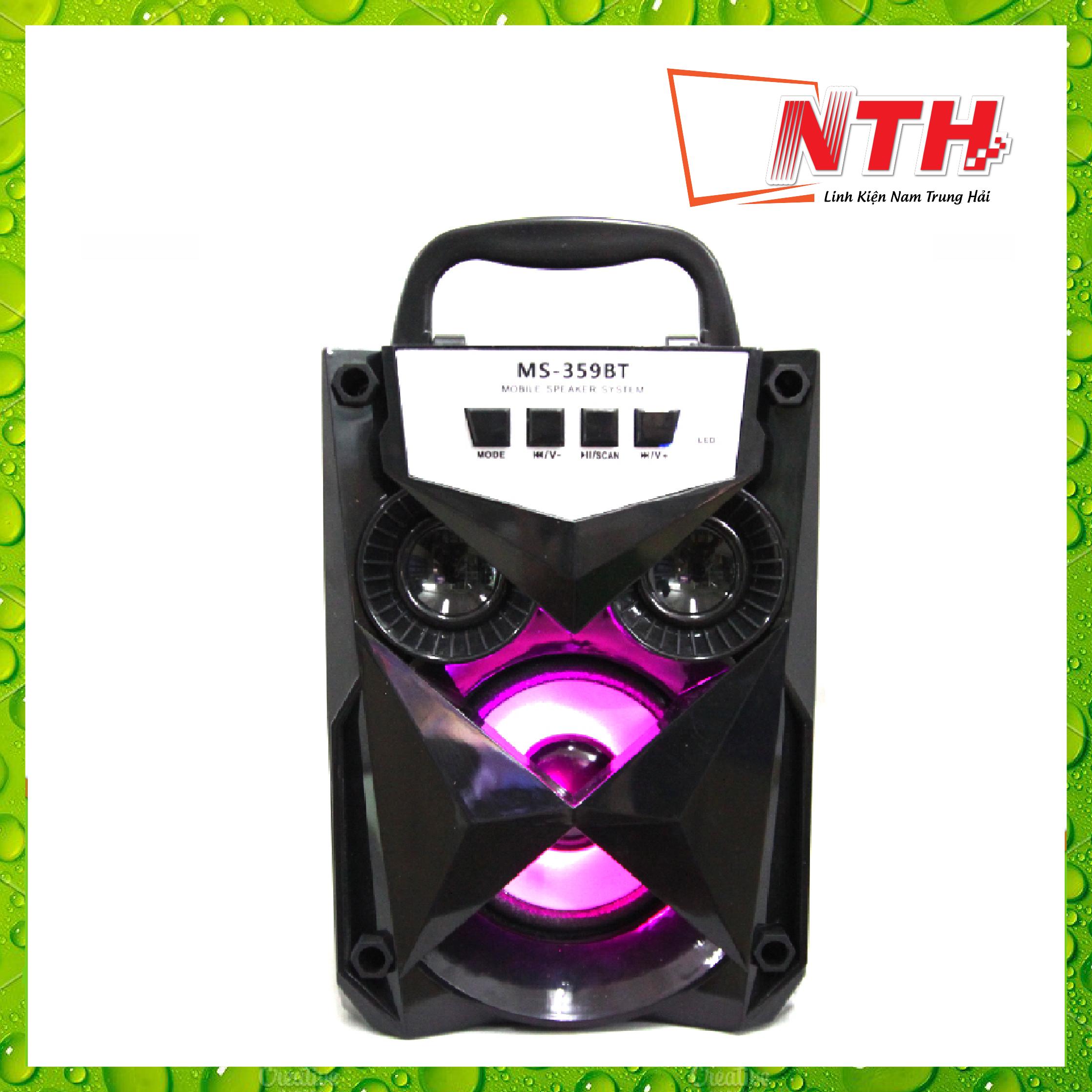 Loa gỗ bluetooth xách tay ms-359bt