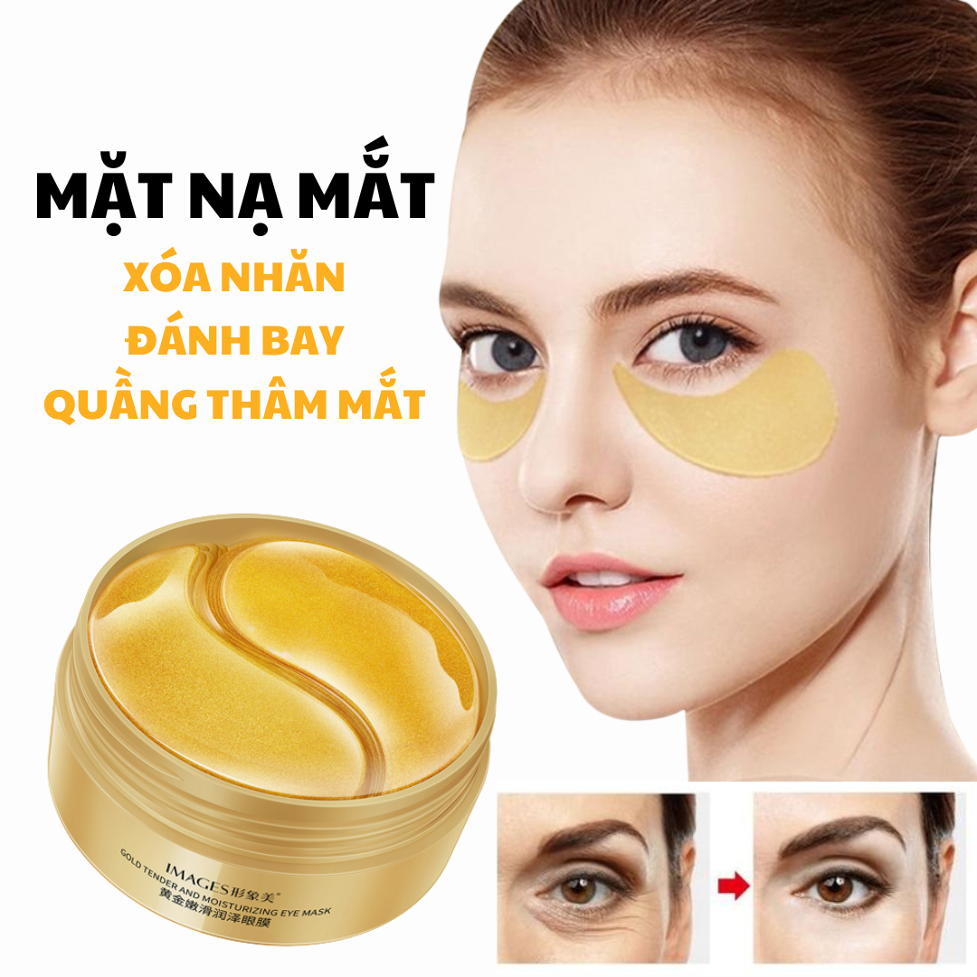 Hộp 60 mếng mặt nạ mắt Images Beauty , giảm quầng thâm, chống nhăn, dưỡng da vùng mắt
