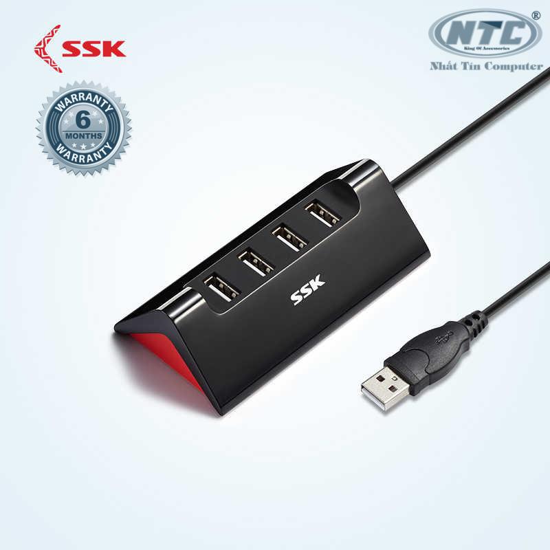 Hub chia 1 ra 4 cổng usb 2.0 ssk shu830 - nhất tín computer