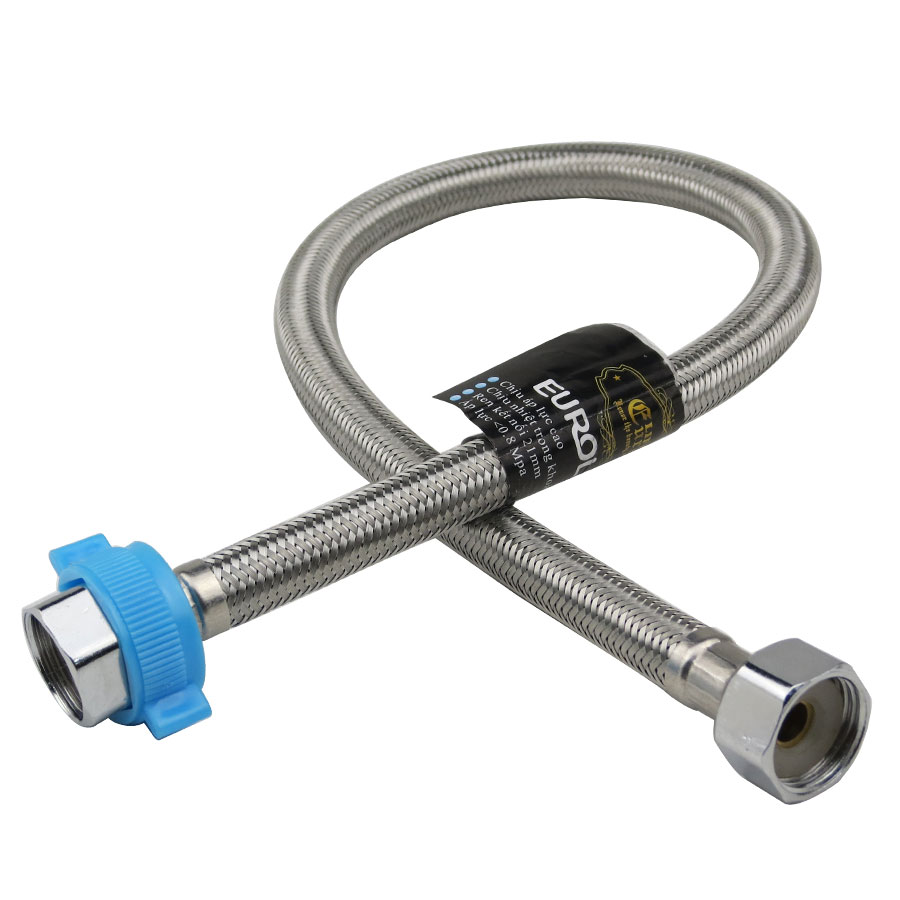 Dây cấp nước nóng dài 60cm Inox SUS 304 Eurolife EL-DI60 (Bạc)