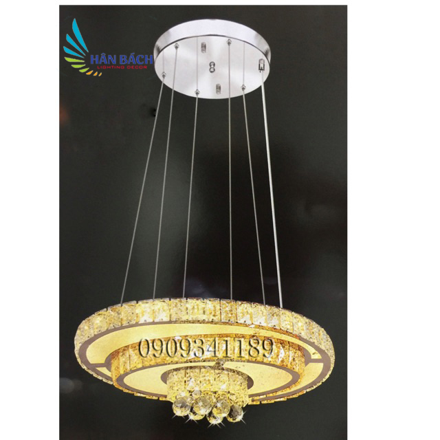 [HCM]Đèn thả đèn chùm pha lê cao cấp 3 chế độ ánh sáng