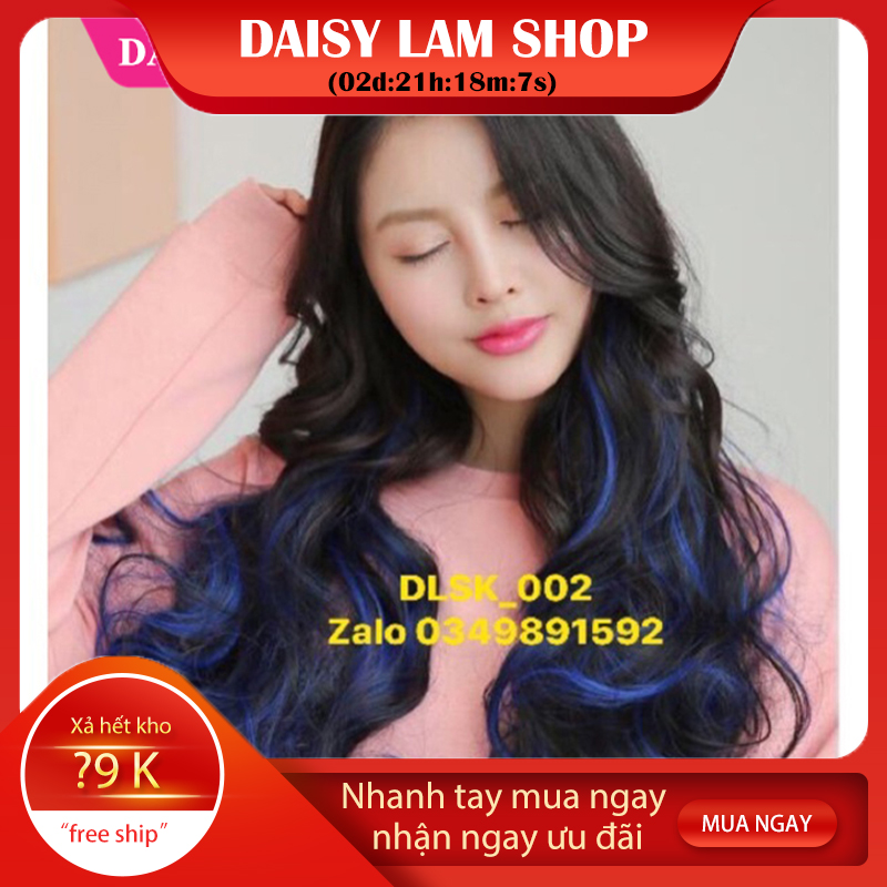 [HCM][ SIÊU CHẮC CHẮN ] - Kẹp tóc giả nửa đầu 2 màu K002