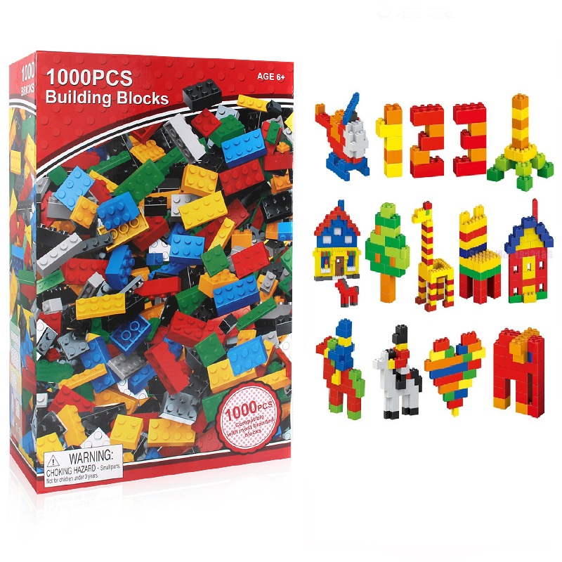 [HCM]Bộ đồ chơi xếp hình LEGO 1000 chi tiết