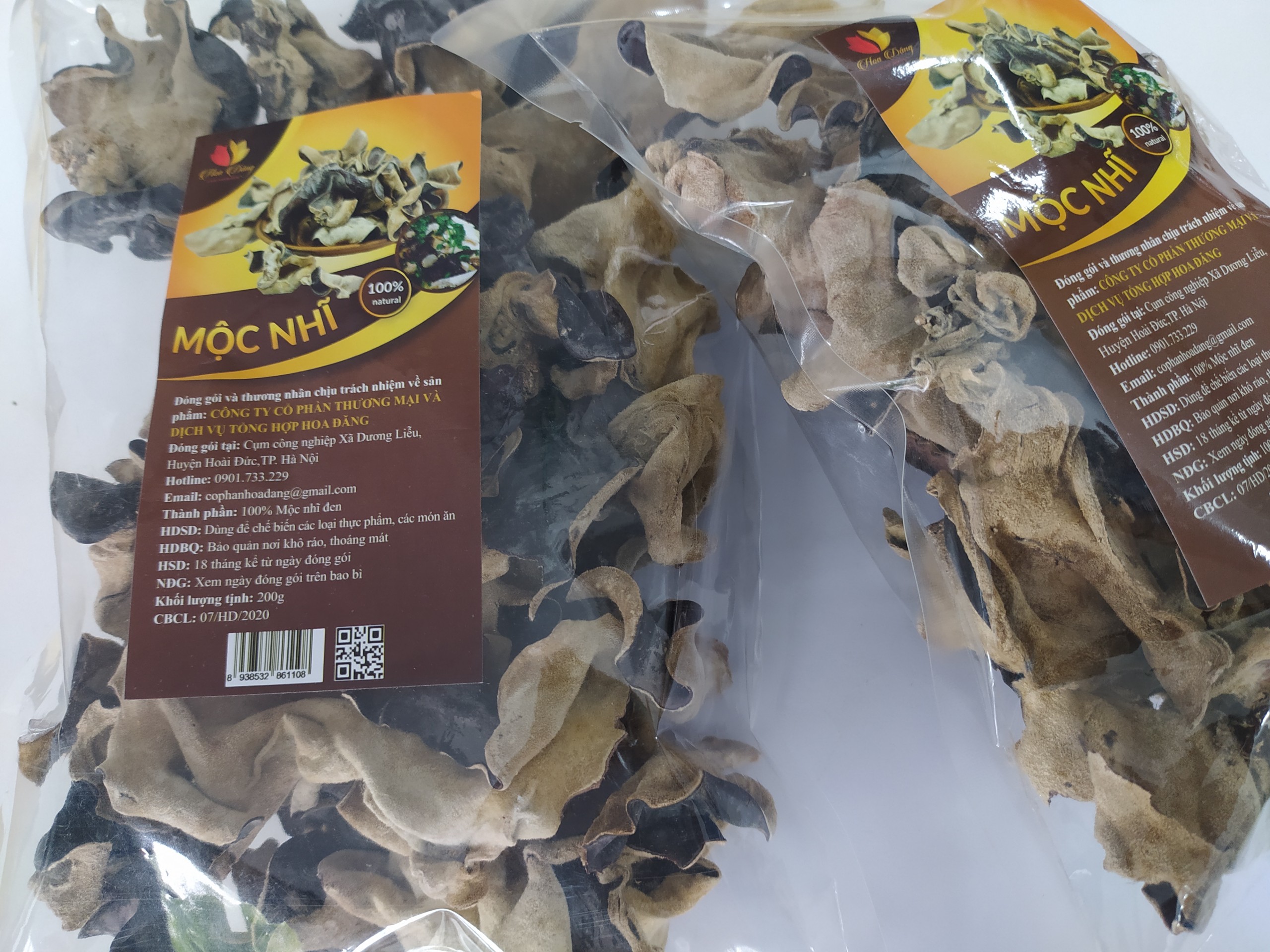 Mộc nhĩ gói 200g