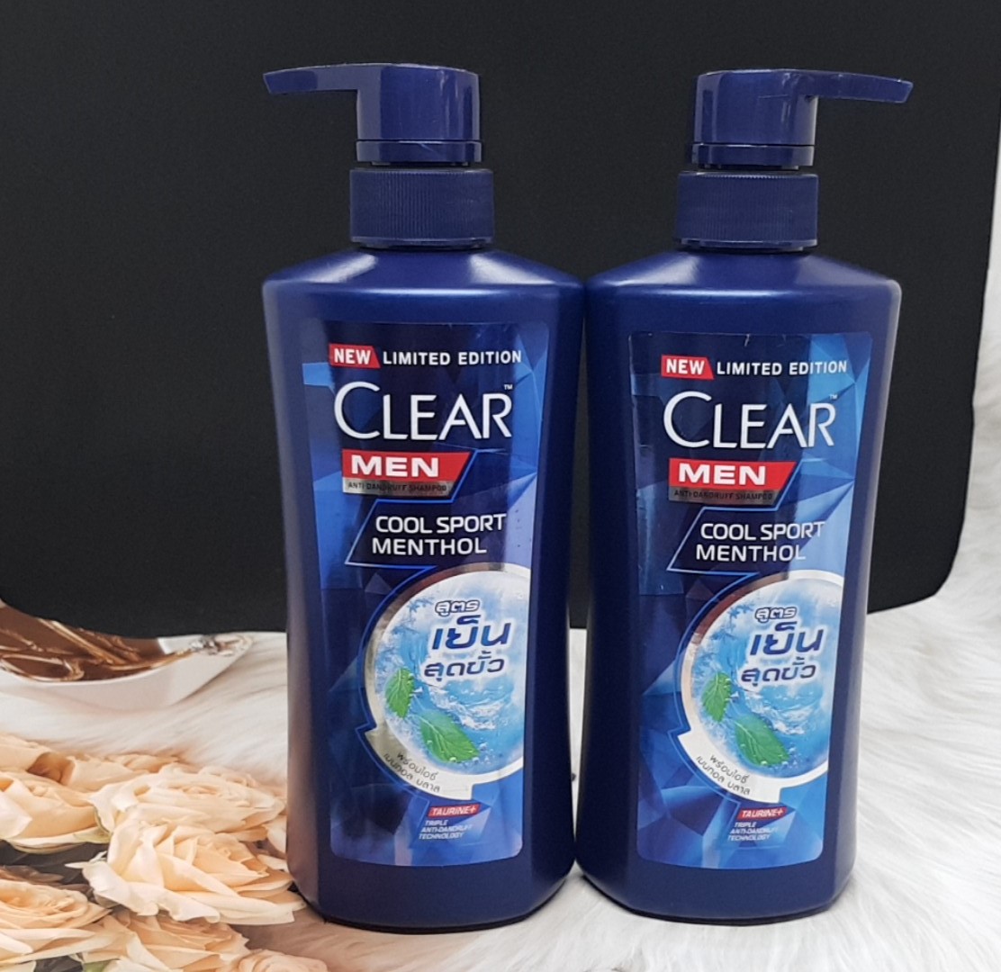 Dầu gội đầu trị gàu clear men bạc hà 450ml thái lan phiên bản giới hạn