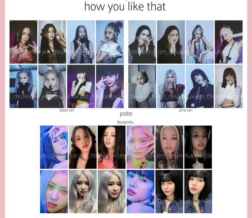 Bộ ảnh UNOFFCIAL album How you like that nhóm nhạc BLACKPINK