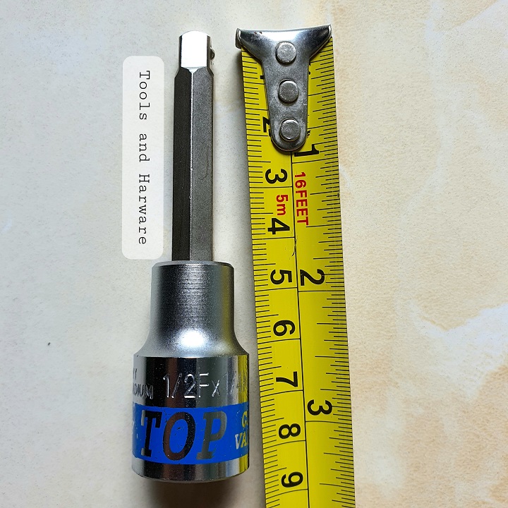 Đầu nối chuyển khẩu từ 1/2 sang 1/4 hãng TOP thân dài