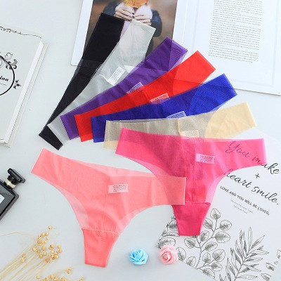 Quần lót lọt khe ren lưới không viền
