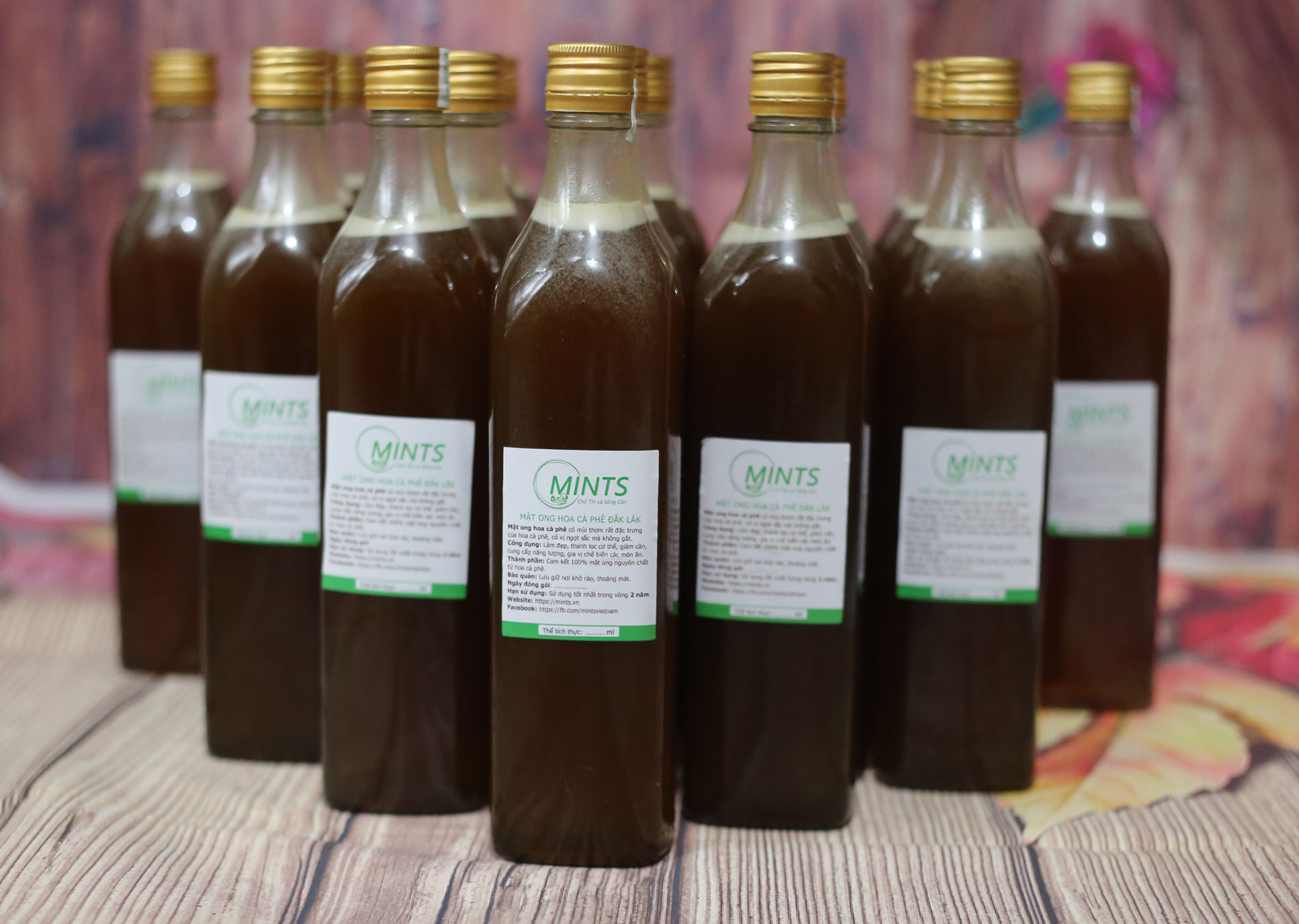 Mật ong hoa cà phê nguyên chất Đắk Lắk - 500ml