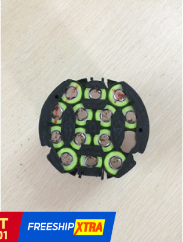 Gông pin tròn lắp vỏ pin bình nước, chụp giữ pin 18650