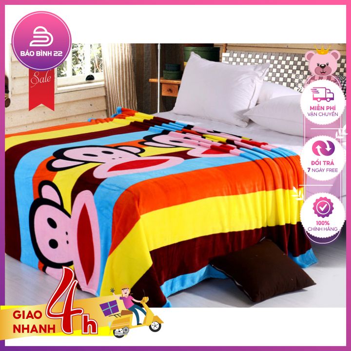 Chăn tuyết nhung siêu mềm và êm mát size 1.6x2m, thích hợp dùng cho các mùa trong năm - Bảo Bình 22